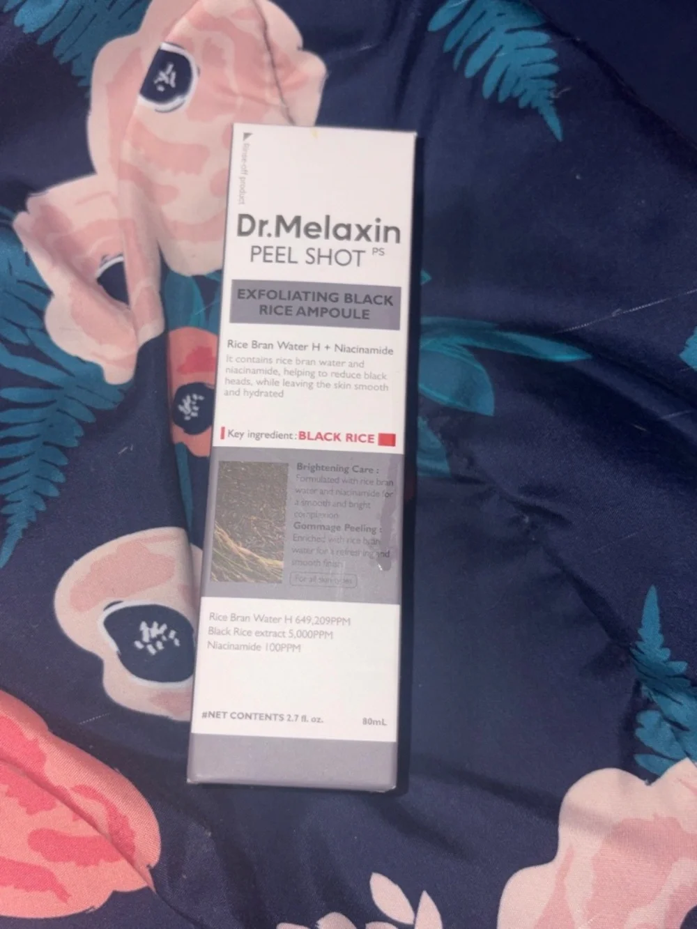 Dr. Melaxin black rice face peel
